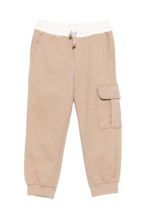 brown cotton trousers ELEVENTY KIDS | EX6Q10F0215876AV